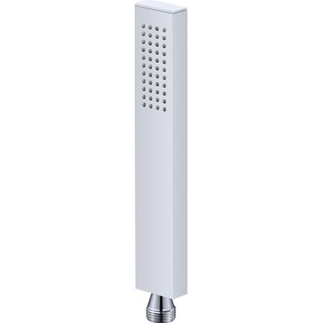 Pommeau de douche à main en laiton Pommeau de douche carré haute pression d'eau Pommeau de douche à fonction unique de luxe Pommeau de douche en silicone Finition chromée (1/5)