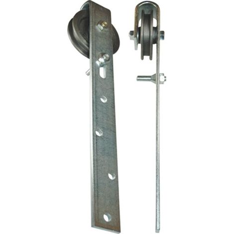 HBS-BETZ Rueda para cancela corredera con soporte 160mm acero galvanizado máx. 175kg 14/17mm - 60014 (1/2)