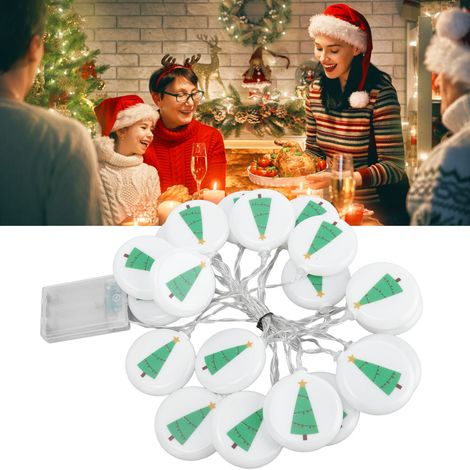 3 m (9,8 Fuß) lange Lichterkette mit 20 LEDs, batteriebetrieben, für die Dekoration von Weihnachtsbäumen im Innen- und Außenbereich, im Garten oder auf Partys. (1/5)