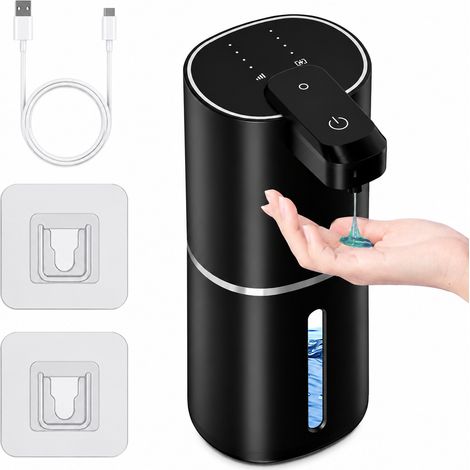 Distributeur de savon automatique mural K1Pro noir liquide sans contact IPX5 k1pro noir réf 1042 10,3 × 8,3 × 20,3 cm 380 g – Livraison gratuite