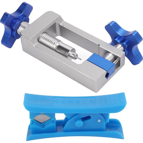 Outil d'insertion d'aiguille pour vélo, outil d'insertion de raccord de tuyau hydraulique pour vélo avec coupe-tuyau pour VTT (1/5)