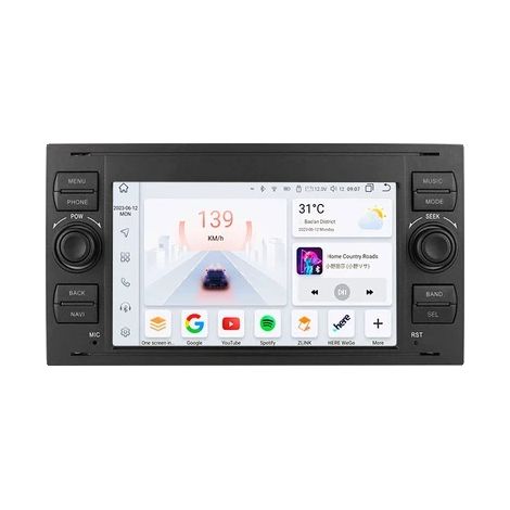Radio de voiture multimédia, Android 12, écran tactile de 7 pouces, S6 B (1/2)