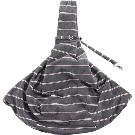1 sac à dos pour animaux de compagnie, bandoulière réglable, mains libres, convient aux chats et chiens jusqu'à 6 kg (1/5)