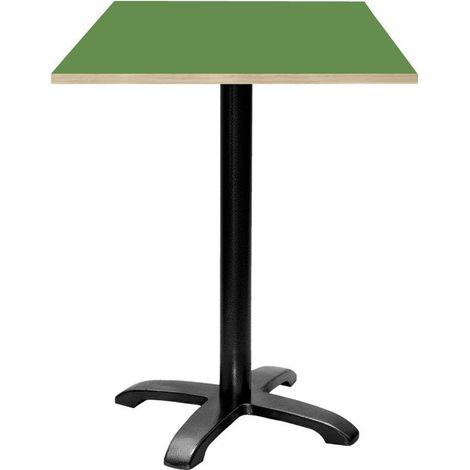 Mange-debout 60 x 60 cm - modèle Bazila vert chants bois