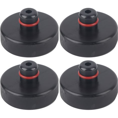 4 Coussinets de cric en caoutchouc pour Tesla Model 3/Y/S/X, support de châssis adaptateur (1/5)