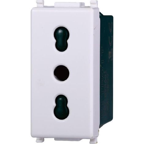 TOMA BIVALENTE 'STARLIGHT' 10/16A 250V - 2P+T