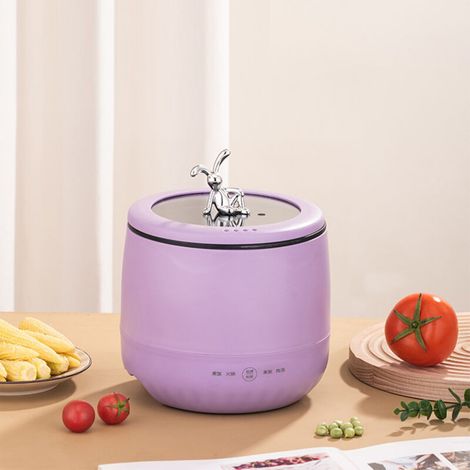 [Rice Cooker] 1.8L Intelligent Mini Multifunctional Electric Rice Cooker Plastic Non-Stick for Grain Soup Porridge Stews for 2 People (1/4)