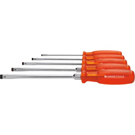 PB Swiss Tools Schraubendreher-Satz, mit "Multicraft"-Kraftheft, 5-teilig (1/2)