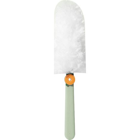 Manche Poussière Électrostatique Lavable Fibres Remplaçables Nettoyage Sol Bureau Téléscopique Vert (1/5)