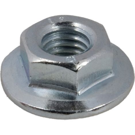 Ecrou hexagonal à collerette de diamètre 21.8mm, M10, Acier Inoxydable A2 304 ( Prix pour Sachet de 25 )