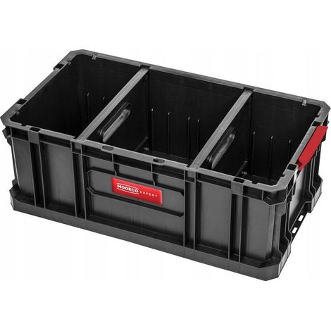 Boîte à outils expert Modeco capacité 26 litres poids 2 kg (1/2)