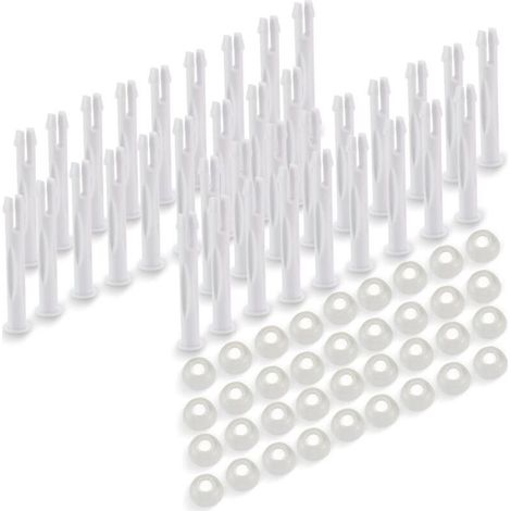 Rubber Seal and Pin Kit 25018 - 2.75" Long Pool Pin Seal Kit for 13" to 24" Intex Round Metal Frame Pools, 36-Pack (1/5)
