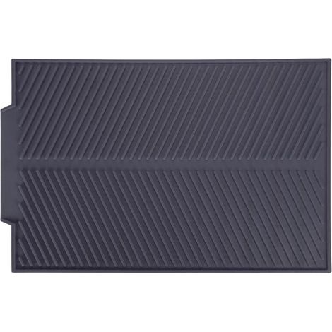 1 Tapis d'égouttage, silicone, résistant à la chaleur, antidérapant, rectangulaire, pour cuisine (1/5)