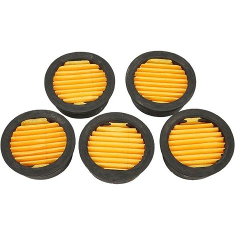 Lot de 5 éléments de filtre pour compresseur d'air, pompe à vide, compatible avec les outils pneumatiques standard, construction en plastique (1/5)