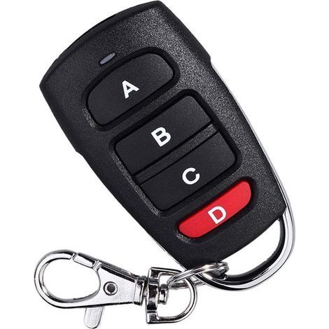 Télécommande universelle de porte de garage, télécommande de porte électrique à clé sans fil, télécommande de clé d'accès de porte de garage 433M (1/5)