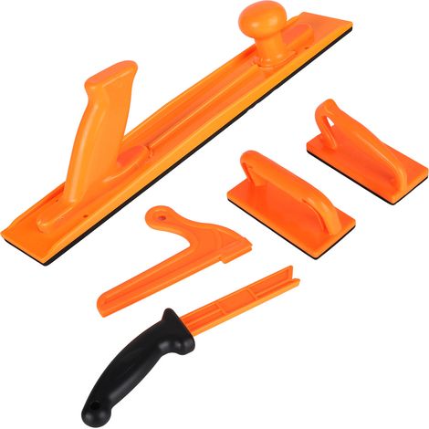 Kit de sécurité pour le travail du bois (5 pièces) : bloc de poussée en ABS pour scies radiales et machines à souder. (1/5)