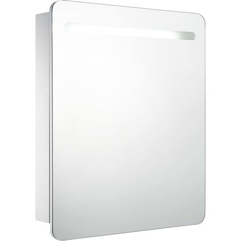 Maison Exclusive - LED-Spiegelschrank 68x9x80 cm