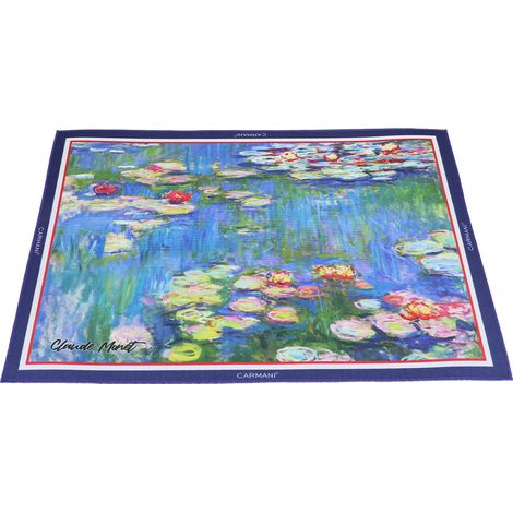 Set de table, napperon, nénuphars de Monet, décoration de table pour le salon (1/2)