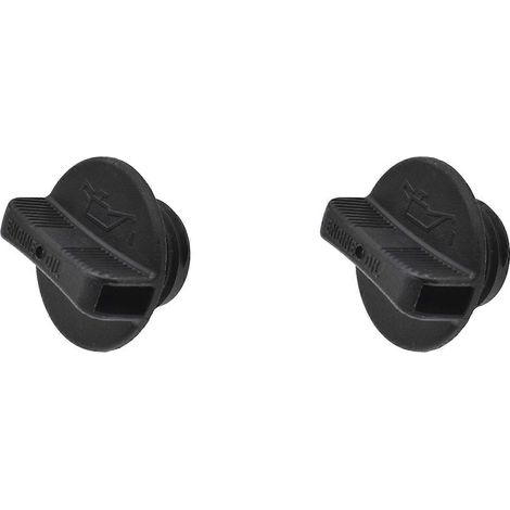 Deux ensembles de bouchon de remplissage d'huile moteur compatibles avec ASX Delica D:5 Eclipse Cross Pajero Nativa L200 Mirage Outlander 1250A010 (1/5)
