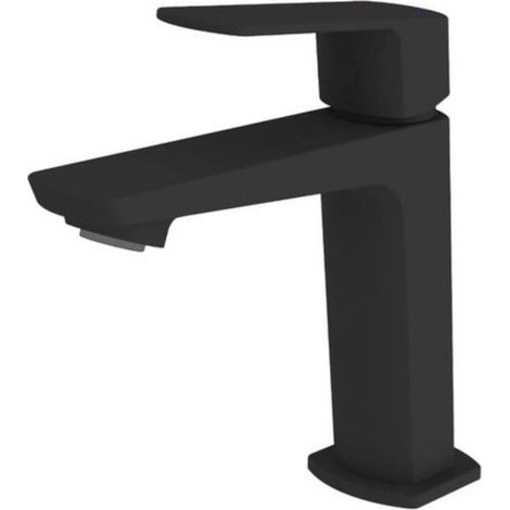 Swiss Aqua Technologies Feel Waschtischmischer, ohne Zugstange, mattschwarz, (SATBSFEEL271C)