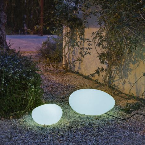 PETRA 40 cm Dekorative Lichtfigur sehr widerstandsfähig automatisch. Solarladung und kaltweißes LED-Licht. Hergestellt in Spanien. (1/4)