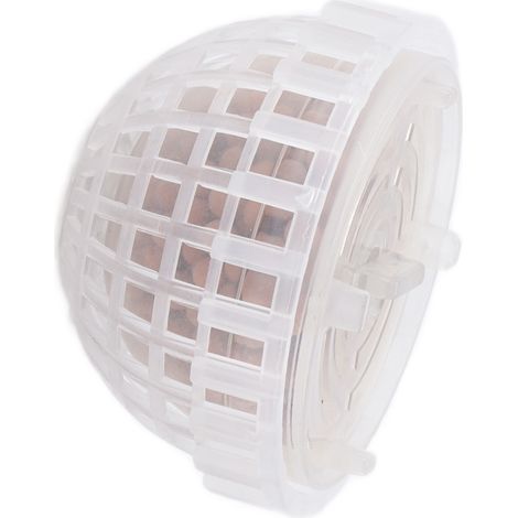 Support pour boule de mousse d'aquarium, support en plastique submersible pour boule de mousse et minéraux, idéal pour que les crevettes puissent s'y cacher et se reproduire. (1/5)