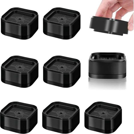 8-piece stackable bed leg set, 3.5 cm high furniture feet, non-slip furniture feet, 5 cm inner diameter, for chairs, sofas, washing machines (1/5)