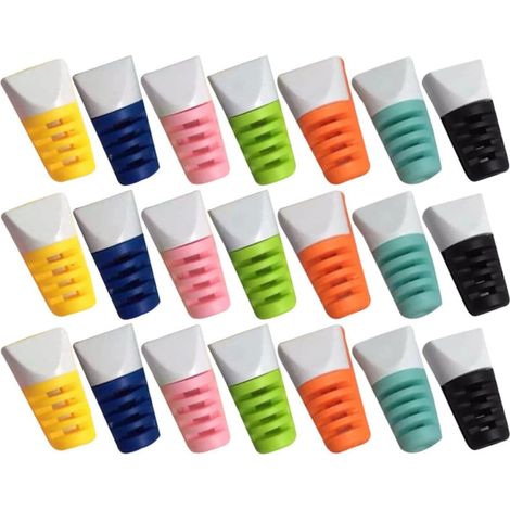 Protecteur de Câble de Charge Manchon de Protection Anti-Rupture 50 Pièces en Abs et PVC Couleur Aléatoire pour Câble USB, pour Bureau et Usage Quotidien (1/5)