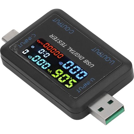 Testeur USB multimètre multifonctionnel de tension de Type C, capacité de courant, puissance énergétique 5-36V (1/5)