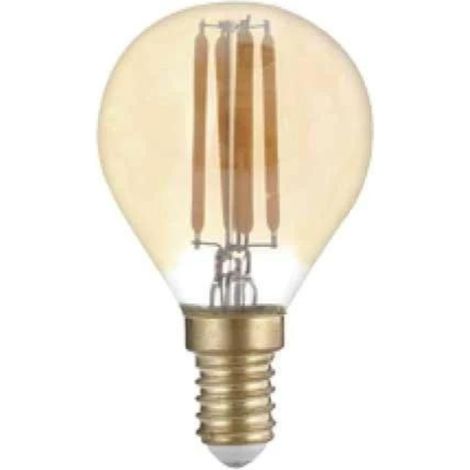 Ampoule E14 LED Filament 4W G45 - Unité / Blanc Chaud  - SILUMEN