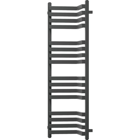Mexen Loop Eckiger Badezimmerheizkörper 1250 x 375 mm, 666 W, Anthrazit - W129-1250-350-00-66 (1/3)