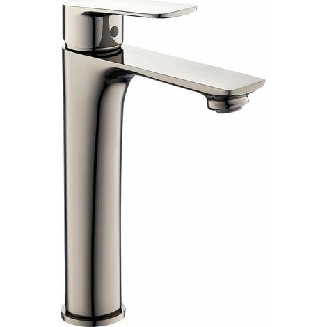 MONOMANDO LAVABO ALTO CORAL TITANIO BRILLO (1/5)
