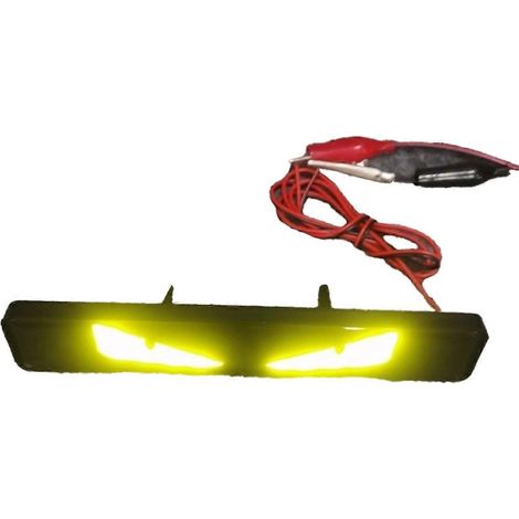 Bande lumineuse LED décorative à maille moyenne avec logo Œil du Diable pour voiture. Modification de voiture. (1/5)