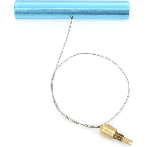 Spremi valvola aria per moto, strumento da turismo per pneumatici, blu, 80x10 mm / 3,1x0,4 pollici, componenti per biciclette.