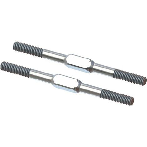Steel Turnbuckle M4x60mm Silver (2): EXB