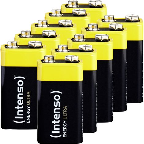 Intenso 7501451MP 9 V Block-Batterie Alkali-Mangan 560 mAh 9 V 10 St. (1/4)