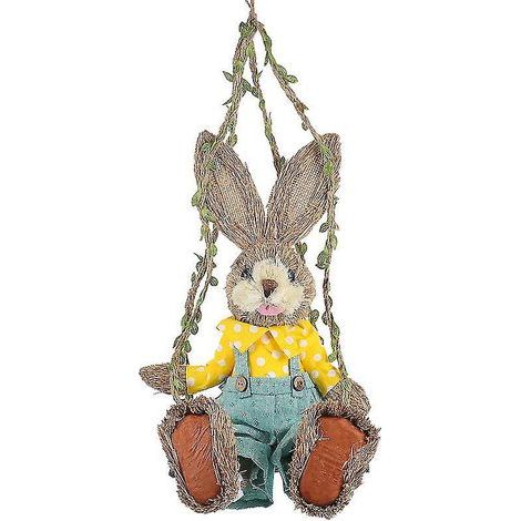 Nouveau lapin en paille tressée (1 pièce) (1/3)