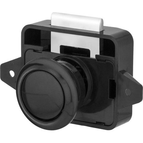 5 piezas,Cerradura de botón pulsador,Adecuadas para paneles de puerta con un grosor de 14 a 16 mm,Tamaño de apertura Φ26 mm (1/4)