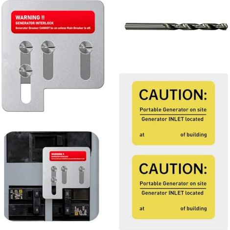 Kit de bloqueo para generador, conexión segura, (35 mm) (1/5)