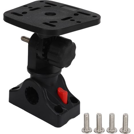 Support pour sondeur, vis rotative à 360 degrés, installation fixe, support portable en nylon et acier inoxydable pour yachts. (1/5)