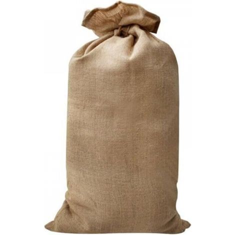 Sac en toile de jute 10774cm double fil adapté aux légumes et au jardinage sac en toile de jute adapté à la couverture végétale, 1 pièce (1/5)