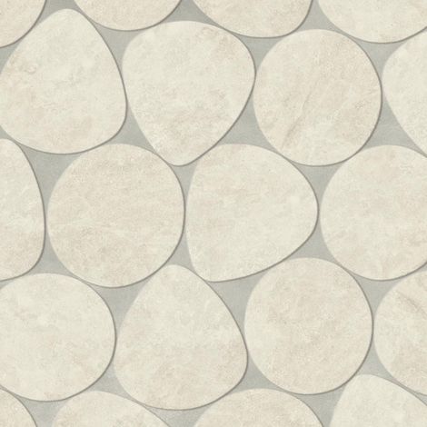 Carrelage effet Pierre Calcaire Ivoire Galets XL 59,5x59,5x0,9 cm Rocalta - Sol extérieur (vendu par carton de 1,022 m²) - RO'MA CARRELAGE (1/2)