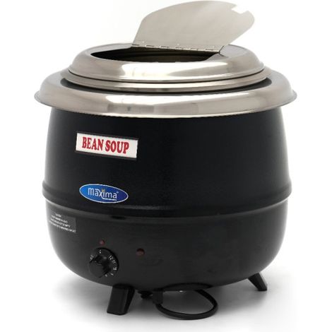 Marmite à soupe - 13 L - Pot intérieur amovible - avec couvercle intégré et encoche pour louche - Maxima (1/2)