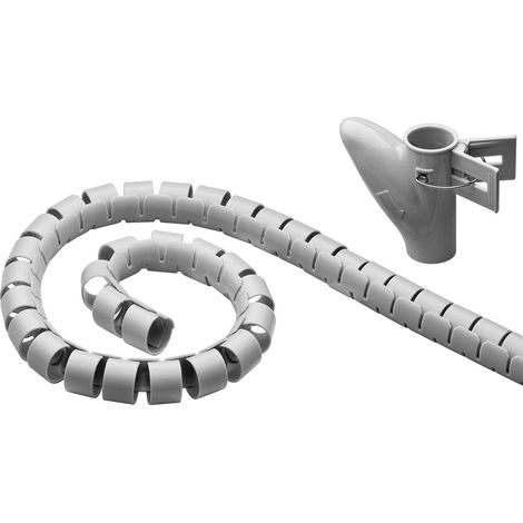 Goobay 51922 - Kit de sujección para cables (20 mm) plata (1/3)