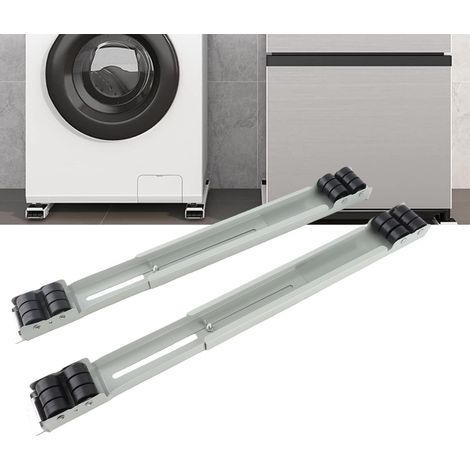 Universeller Sockel für Kühlschrank/Waschmaschine mit Trommel, verstellbarer und mobiler Ständer, Balkonablage, rostfreier Ständer (1/5)