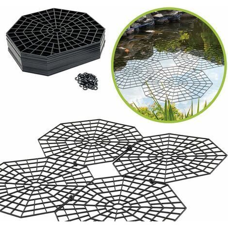 Grilles de Protection pour Étang - Protégez Votre Bassin Contre les Oiseaux et Assurez la Sécurité de vos Poissons - Lot de 20 Grilles 27 × 30 × 0,3 cm) (1/5)
