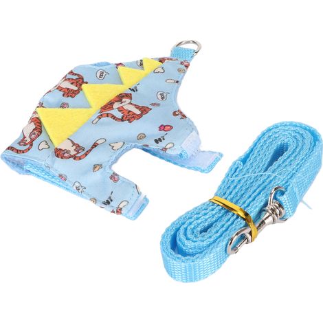 Harnais pour furet, laisse ajustable, doux et confortable, harnais mignon pour cochon d'Inde avec anneau en D pour petits animaux, petit tigre (1/5)