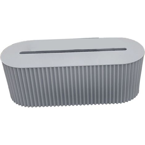 Boîte de gestion des câbles innovante et simple pour bureau, cache-prise, support de câble, boîte de rangement pour câbles bleue (1/5)