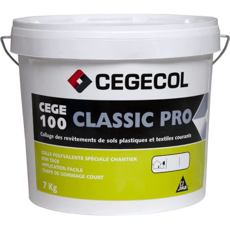 CEGECOL Cola Acrílica para Suelos Plásticos y Textiles Cege 100 Classic pro - Beige - 7kg - 519260