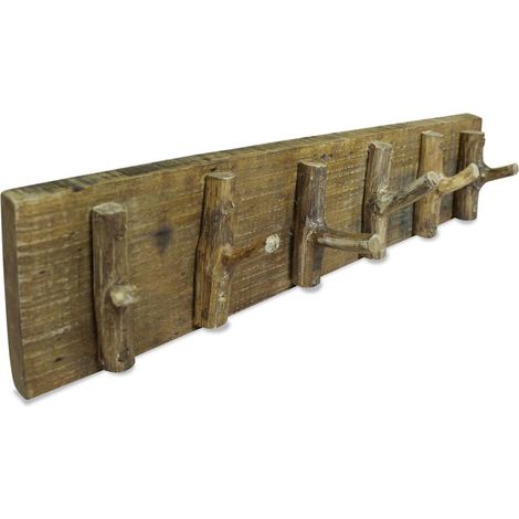 Garderobenleiste Gemischtes Altholz 60x15 cm